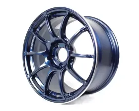 Advan RZII Wheel 15x5 4x100 38mm Racing Indigo Blue & Ring