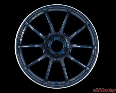 Advan RZII Wheel 15x5.5 4x100 45mm Racing Indigo Blue & Ring - YAZ5B45AE