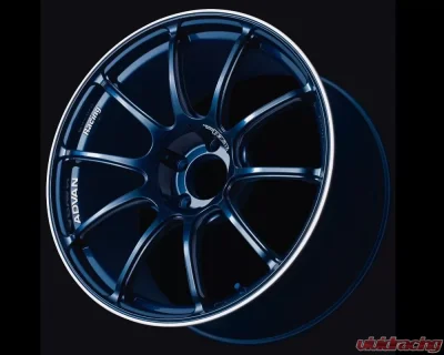 Advan RZII Wheel 15x5.5 4x100 45mm Racing Indigo Blue & Ring - YAZ5B45AE