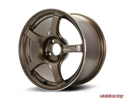 Advan TC-4 Wheel 17x9 5x114.3 45mm Umber Bronze Metallic & Ring - YAD7I45EUAR