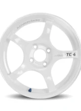 Advan TC-4 Wheel 17x9 5x114.3 63mm Racing White Metallic & Ring                                     - YAD7I63EWMR - Image 2