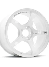 Advan TC-4 Wheel 17x9 5x114.3 63mm Racing White Metallic & Ring                                     - YAD7I63EWMR - Image 4
