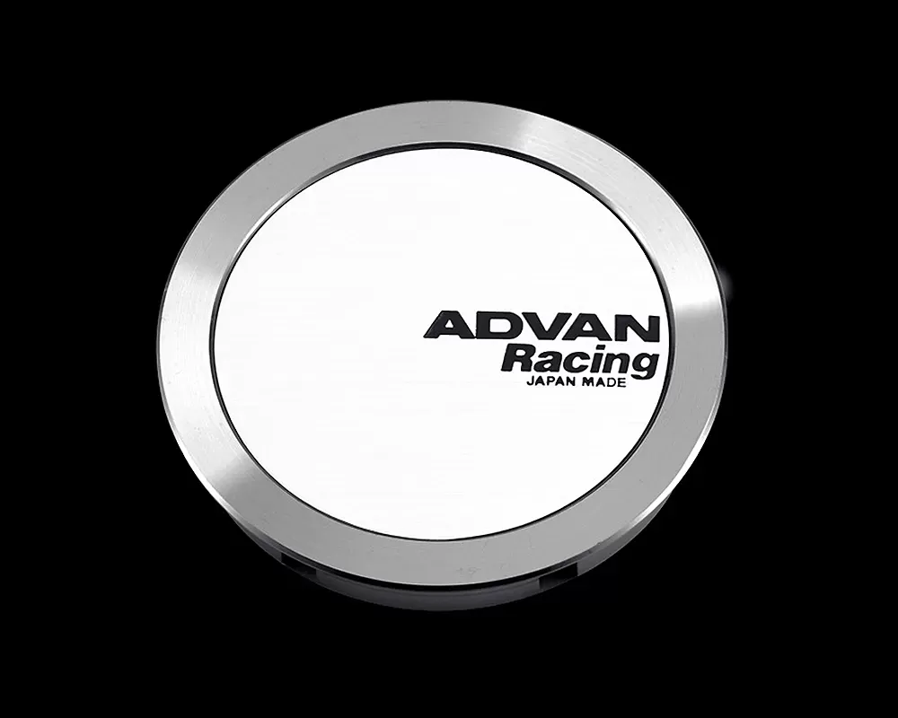 Advan 63mm Full Flat Type Center Cap - White - YV2388