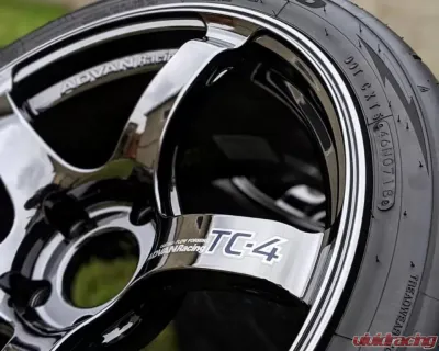 Advan TC-4 Wheel 18x9.5 5x120 38mm Black Chrome - YAD8J38WSBK