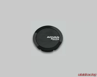 Advan 63mm Full Flat Type Center Cap - Black - YV0332