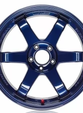 Volk Racing TE37 SL Wheel 18x9.5 5x120 22mm Mag Blue                                     - WVDX22WPD - Image 2