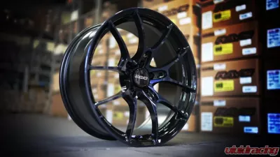 Volk Racing G025 DB/C Wheel Set of 4 18x9.5 5x114.3 38mm Dark Blue/DC Subaru WRX STI - VR-153504863