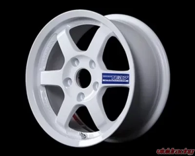 Volk Racing TE37 Gravel Wheel 15x6.5 5x100 39mm White - WVXB39DW