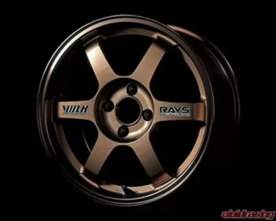 Volk Racing TE37 Wheel 14x6 4x100 38mm Bronze - WVD838AA