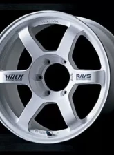 Volk Racing TE37 Large PCD Progressive Wheel 18x9 6x139.7 0mm Dash White                                     - WVDBW00KWR - Image 2