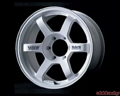 Volk Racing TE37 Large PCD Progressive Wheel 18x9 6x139.7 0mm Dash White - WVDBW00KWR