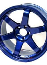 Volk Racing TE37 SL Wheel 19x10.5 5x120 22mm Hyper Blue                                     - WVD622WPE - Image 2