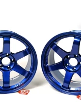 Volk Racing TE37 SL Wheel 19x10.5 5x120 22mm Hyper Blue                                     - WVD622WPE - Image 2