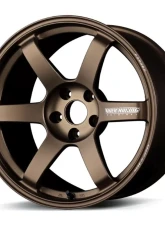 Volk Racing TE37 Saga S-Plus Subaru WRX STI Wheel Set of 4 18x10 5x114.3 35mm Bronze Almite                                     - VR-TE37SA-1810-40-51143-BRZ - Image 2
