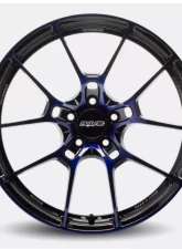 Volk Racing G025 DB/C Wheel Set of 4 18x9.5 5x114.3 38mm Dark Blue/DC Subaru WRX STI                                     - VR-153504863 - Image 3