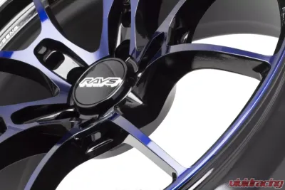 Volk Racing G025 DB/C Wheel Set of 4 18x9.5 5x114.3 38mm Dark Blue/DC Subaru WRX STI - VR-153504863