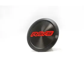 Volk Racing G25 Center Cap - Black/Red