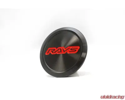 Volk Racing G25 Center Cap - Black/Red - WCG25CB