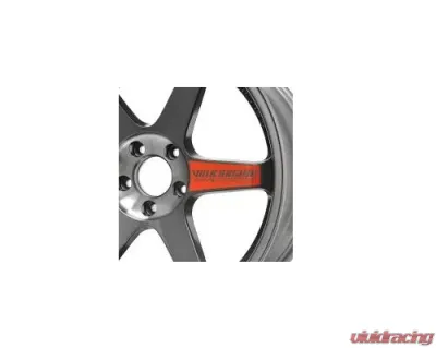 Volk Racing Replacement Spoke Sticker - 15" Red - WTE37SLSTKSSB