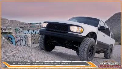 True Travel Dynamics +2" Long Travel Kit Ford Ranger | Explorer 4WD 95-12 - TTD9812RGR4WD2