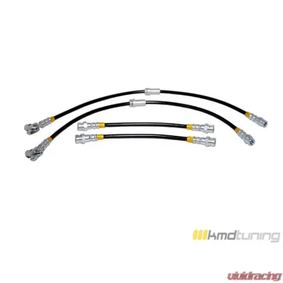 KMD Tuning Stainless Steel Brake Line Kit Audi A3 FWD | Quattro | TDI 8P 05-20 - 1K0611701-4SS