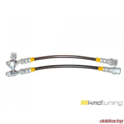KMD Tuning Stainless Steel Brake Line Rear Kit Volkswagen Jetta MK 5 05-10 - 1K0611775D-SS