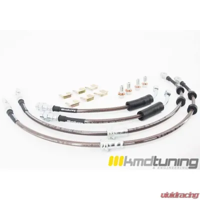 KMD Tuning Stainless Steel Brake Line Kit Audi A3 | S3 | TT | Volkswagen Golf R 2013+ - 5Q0611775-4SS