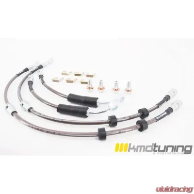 KMD Tuning Stainless Steel Brake Line Kit Audi A3 | S3 | TT | Volkswagen Golf R 2013+ - 5Q0611775-4SS