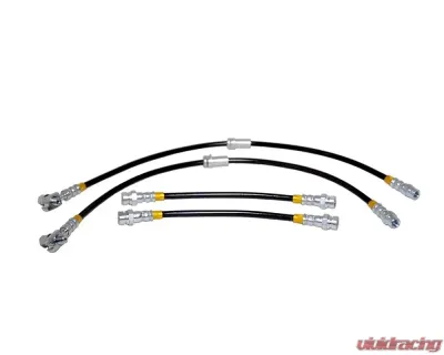KMD Tuning Stainless Steel Brake Line Kit Audi A3 | Volkswagen GTI | Golf | Jetta 2005-2013 - 1K0611701-4SS