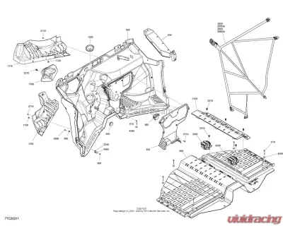 Can-AM Defender HD8 2017 OEM Floor CLEARANCE - 707900431