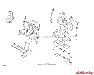 Can-AM Defender 2018-2019 OEM Backrest Assembly | Package XMR - Sunburst Yellow CLEARANCE - 708002610