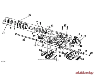 Can-AM DS 250 2007 OEM RH Axle Collar Assembly CLEARANCE - S4011ARCA000