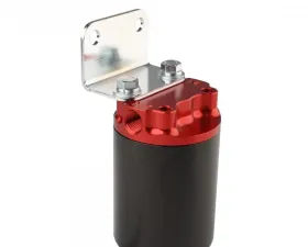 Aeromotive Fuel System Canister Filter, 3/8-NPT, 100-Micron (Anodized red housing,black sleeve)