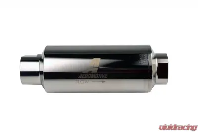 Aeromotive Fuel System Filter AN-12 In-Line Pro-Series 10 Micron Microglass Nickel Chrome Finish - 12339