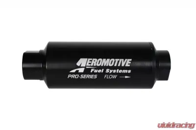 Aeromotive Fuel System Filter, In-line, Pro-series, AN-12, 40 Micron Stainless steel element, Chrome - 12342