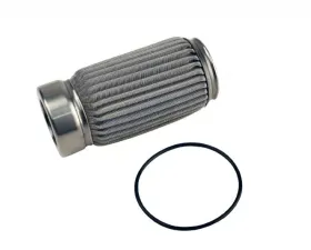 Aeromotive Fuel System Filter Element, Crimp, 100 Micron Stainless(Fits 12304,12307,12324,12331,12354)