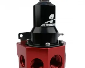 Aeromotive Fuel System Regulator, 30-120 psi, .500 Valve, 4x AN-08 and; AN-10 inlets, AN-10 Bypass