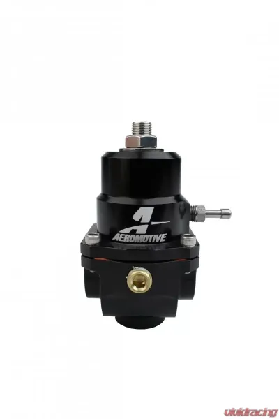 Aeromotive Fuel System Regulator, Adjustable, 35-75psi, .313 Valve, (2)-08inlets, -08 return - 13305
