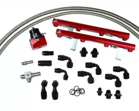 Aeromotive Fuel System 1996 thru 1998 1/2 Ford DOHC 4.6 Liter Fuel Rail System (Cobra) Ford Mustang 1996-1998
