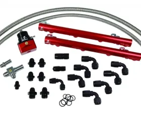 Aeromotive Fuel System 1996 thru 1998 1/2 Ford SOHC 4.6 Liter Fuel Rail System Ford Mustang 1996-1998