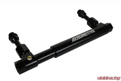 Aeromotive Fuel Log for Holley Ultra HP Series 3/4-16 Thread, Aluminum, Black Finish - 14203