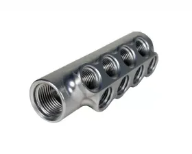 Aeromotive Fuel System Fuel Distribution Log (10-Ports) (2) -10 AN, (8) -6 AN