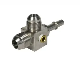 Aeromotive Fuel System 3/8 Male Quick Connect Tee Fitting