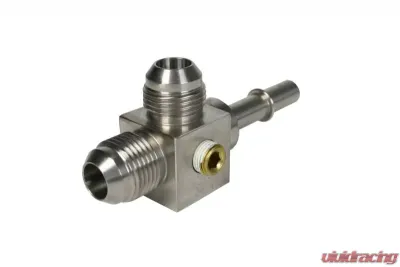 Aeromotive Fuel System 3/8 Male Quick Connect Tee Fitting - 15116