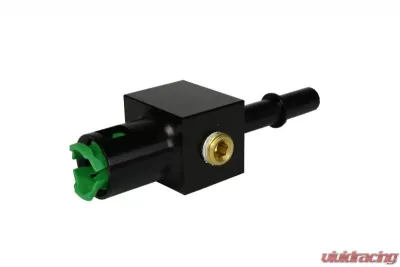 Aeromotive Fuel System 3/8" Quick Connect with AN-08 port and 1/8 gauge port - 15121