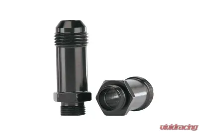 Aeromotive Fuel System Demon Carb AN-08 to 9/16" x 24 Thread Float Bowl Fitting - Extended - 15208