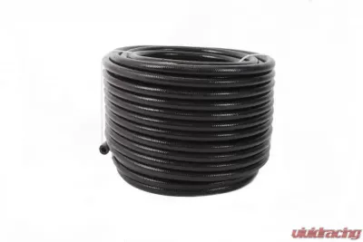 Aeromotive Fuel System Braided Stainless Steel PTFE Fuel Line; Black Jacketed - 15335