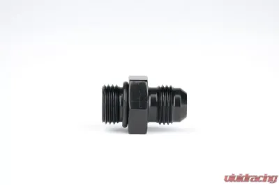 Aeromotive AN-06 O-ring Boss to AN-06 Male Flare Adapter Fitting, Black, 6061 T6 Aluminum - 15606