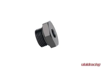Aeromotive AN-08 / 1/8-NPT Fuel System Fitting, Black, 6061 T6 Aluminum, Universal Fitment - 15637