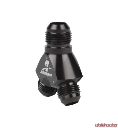 Aeromotive Fuel System Y-Block, AN-10 - 2x AN-08 - 15675